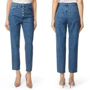 NWOT J BRAND Heather Button Fly Straight Leg Jean Electrify Casual Denim 27